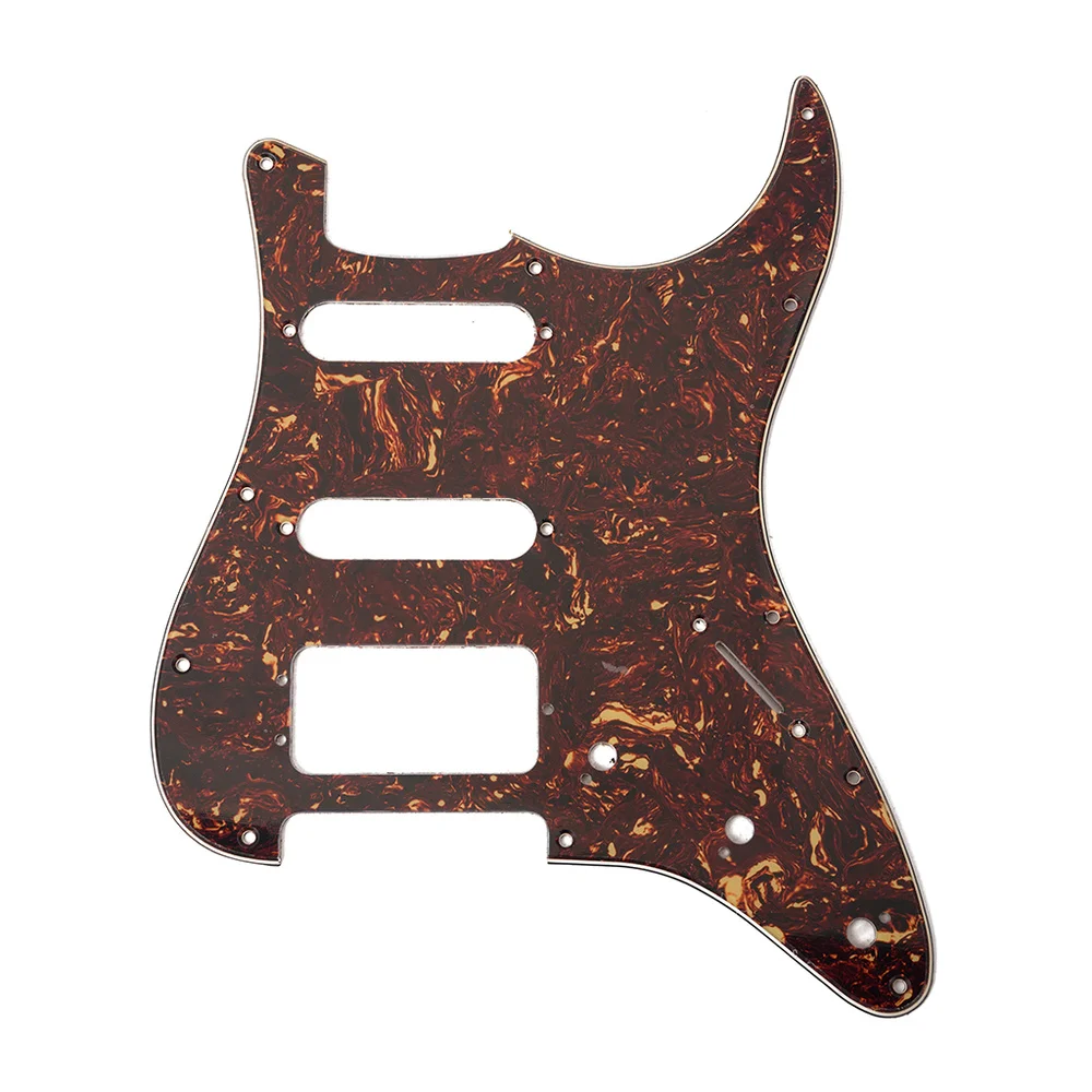 

Hricane Guitar Pickguard 3Ply SSH Electric Scratch Plate and Back Plate Set for Fender American ST Style Electric Guitar Parts