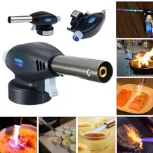 Chalumeau à souder automatique pour barbecue, brûleur à gaz, Piezo Ignite, Butane, Camping, HS 915