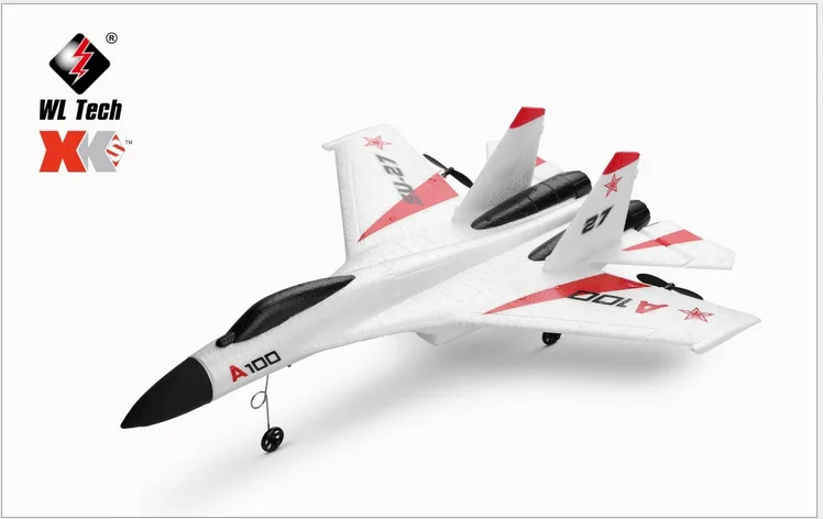 

Weili XK A100 Three-Channel like Really Remote Control Aircraft Su-27 Military Aviation Model J-11 Training