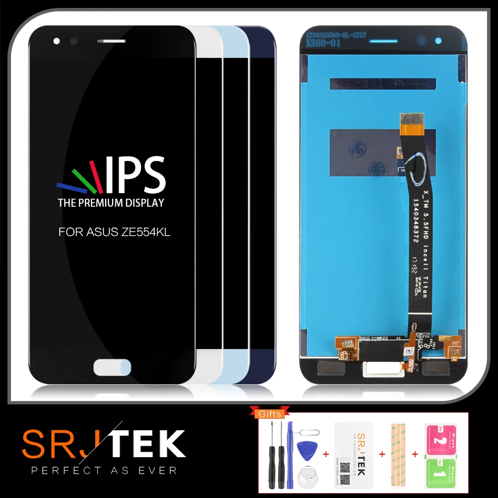 5,5 ''1920x1080 супер ips ЖК-дисплей для ASUS Zenfone 4 ZE554KL ЖК-дисплей сенсорный экран дигитайзер Запасные части