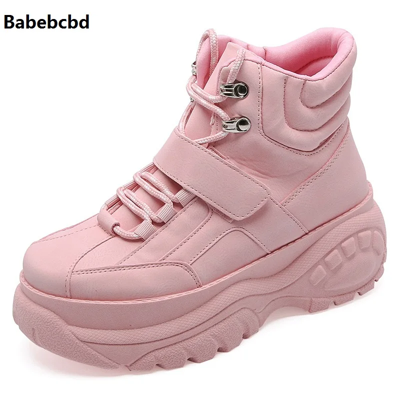 

Cross-Border Women's Shoes Spring 2019 Female Thick-soled Daddy Shoes Female Fast-selling Pure White Shoes Female