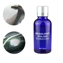 С уровнем твердости 9H твердость Автомобильные фары Len Реставратор для ремонта Жидкий блеск транспортных средств и набором инструментов для чистки