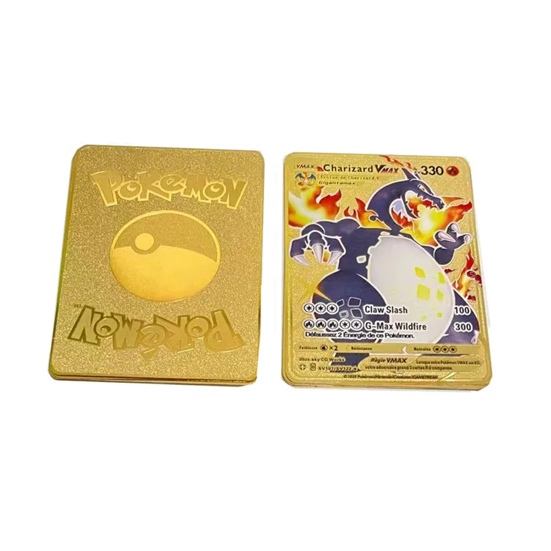 French Pokemon cards Anime Pikachu Vmax V Shiny trading Card