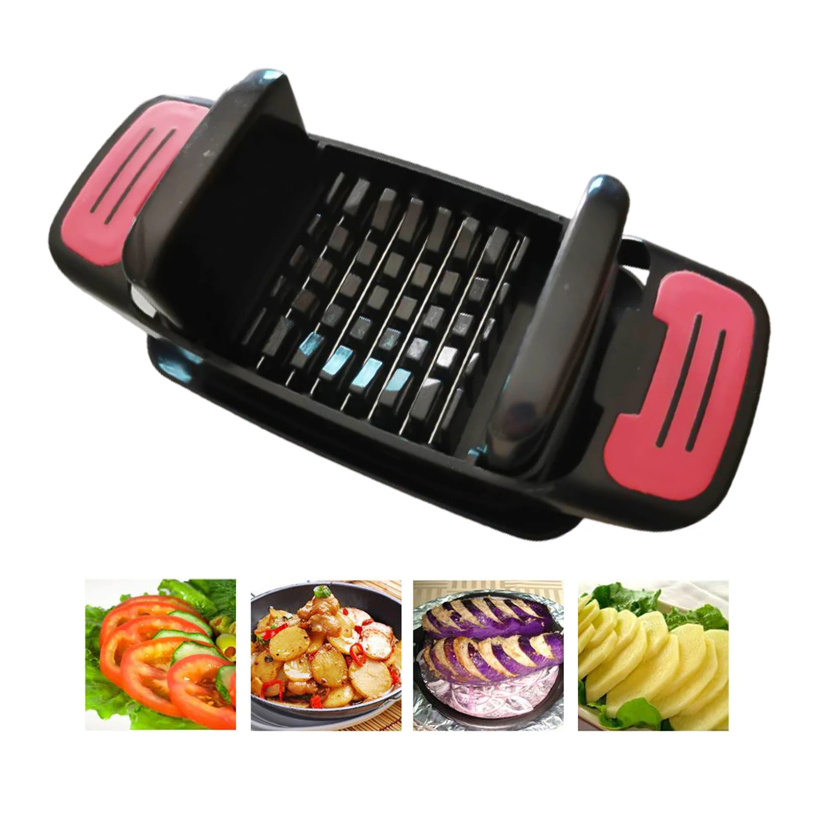 Kitchen Multifunctional Convenient Practical Durable Safety Tomato Onion Cutter Vegetable Slicer Dicer Food Chopper