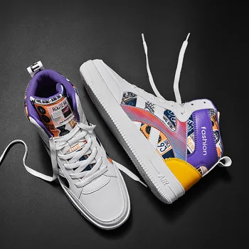 

Winter trend high-top plus velvet casual shoes plus velvet men's sports shoes outdoor casual shoes fashion sneakers mens shoes