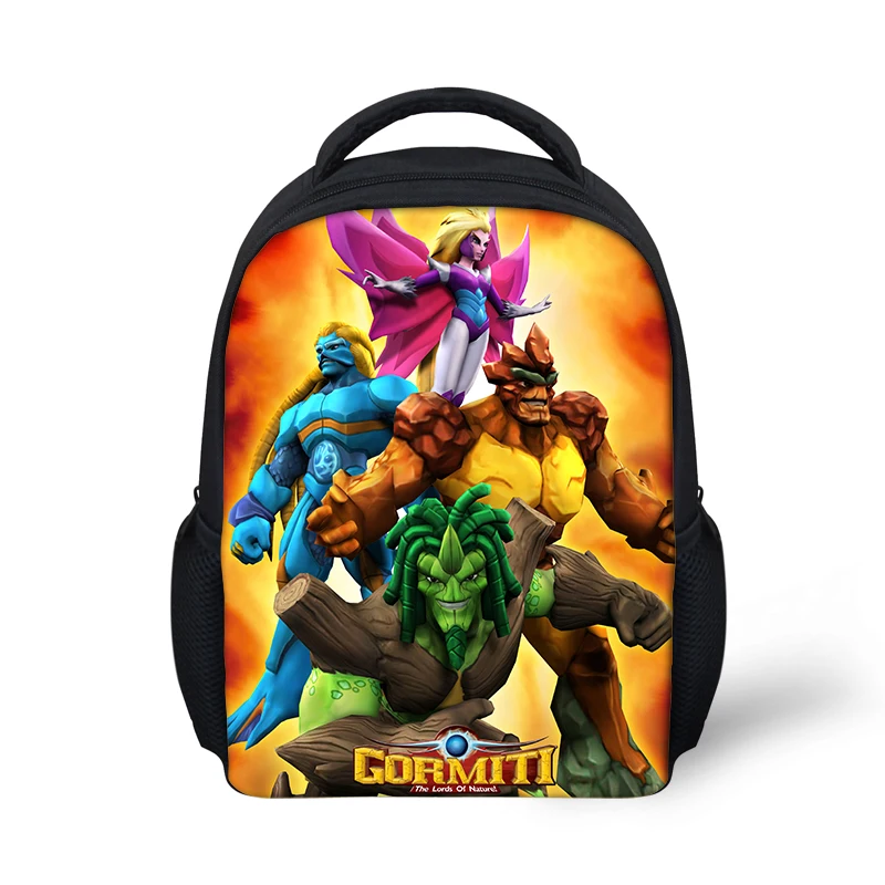 Gormiti 3D Print Small School Bag For Baby Boy Girls Toddler Backpack Children Kid Kindergarten Cartoon Bookbag Mini Daypack
