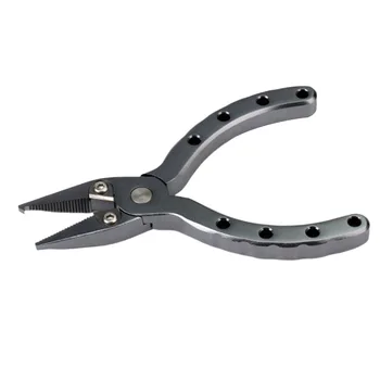 

Fishing Plier With Tungsten Steel Cutter Line Split Ring Tool Hook Remover