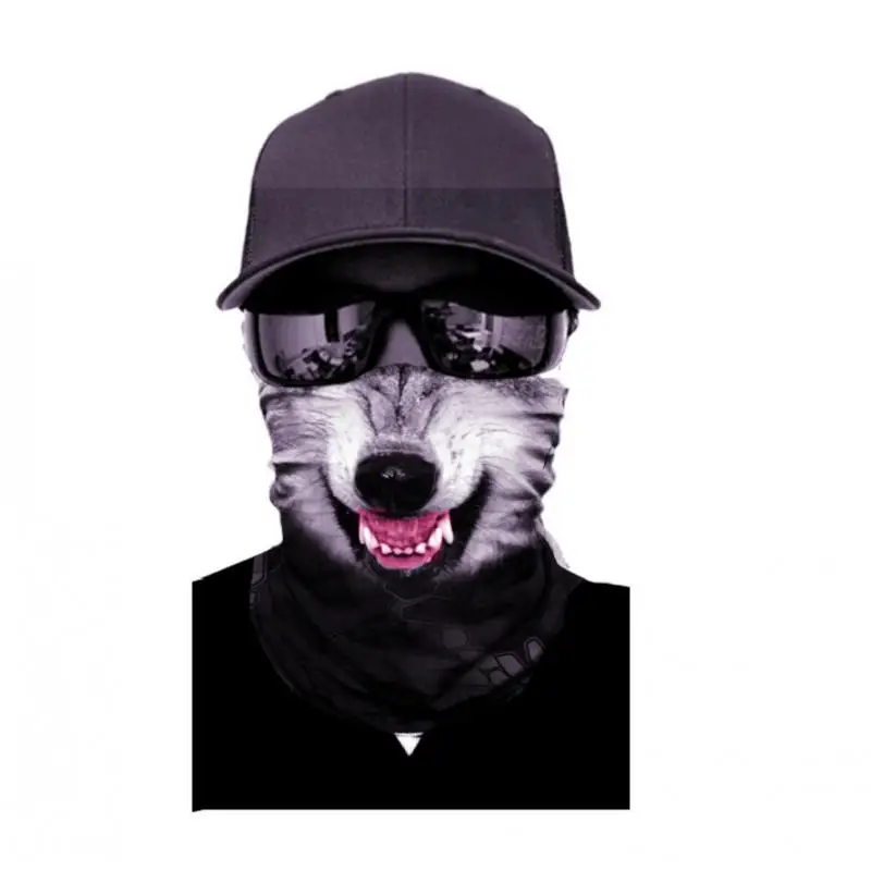 3D Face Sun Mask Neck Gaiter Balaclava Bandana Headband for Fishing Hunting  Running Motorcycling UV Protection