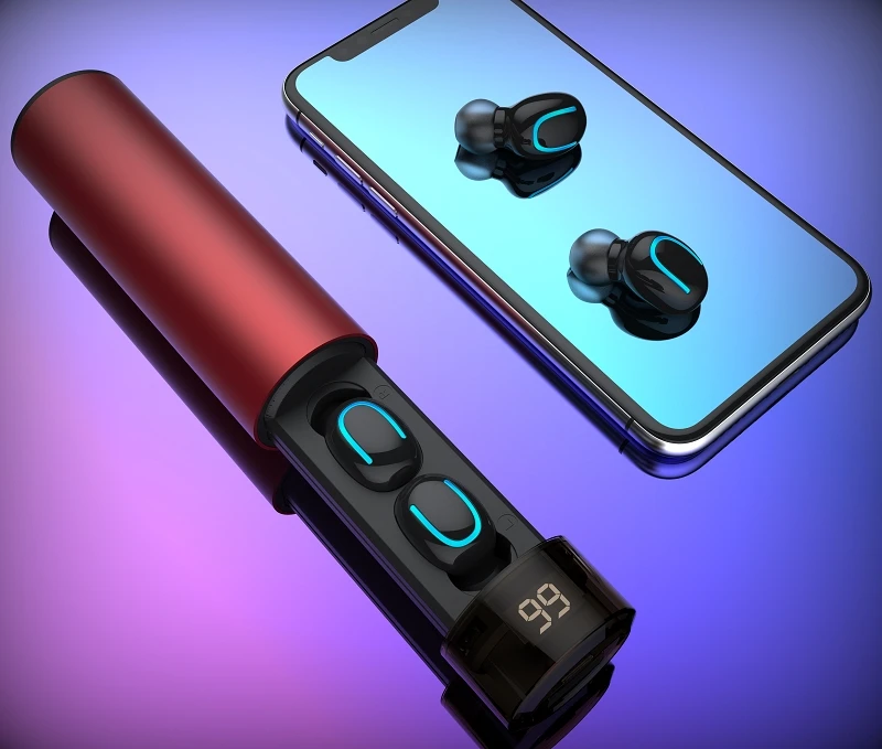 TWS Bluetooth беспроводные наушники водонепроницаемые портативные спортивные Игровые наушники с двумя микрофонами Автоматическое Сопряжение наушники