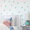 Watercolor Blue Green Polka Dots Wall Stickers Circles Hand Drawn Wall Decals for Kids Room Baby Nursery Home Decoration PVC ► Photo 2/6