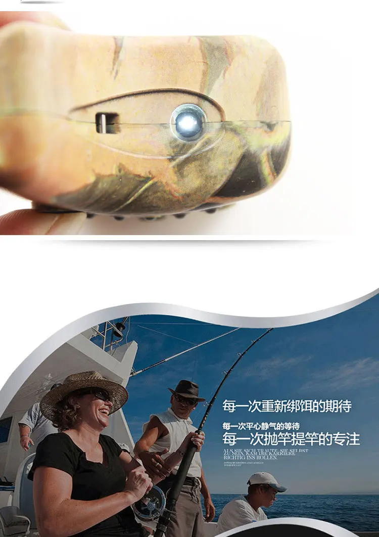 Cross Border Jing Yi JY-57 Camouflage Wireless Electronic Fish Bite Alarm 8led Library Fishing Casting Rods Foreign Trade Wholes