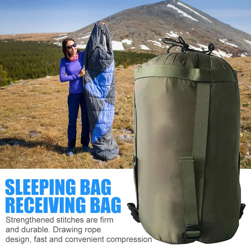 Camping Sleeping Bag Compression Stuff Sack Leisure Hammock Storage Packs UK 