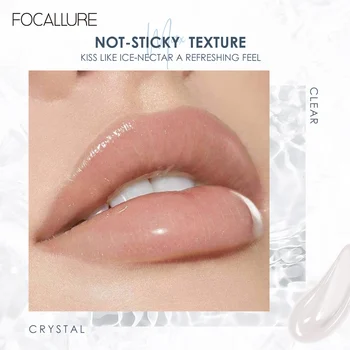 

FOCALLURE Plumpmax Lip gloss High Shine Glow Not-sticky 1pcs lip balm Moisture Cosmetics Waterproof