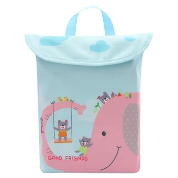 

Waterproof Diaper Storage Pouch Reusable Multi-use Diaper Pail Bag Diaper Nappy Pail Storage Bag (Pink)