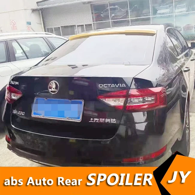 Спойлер на крышу для Skoda Octavia 2015-2019 спойлер из искусственного АБС-пластика цветной