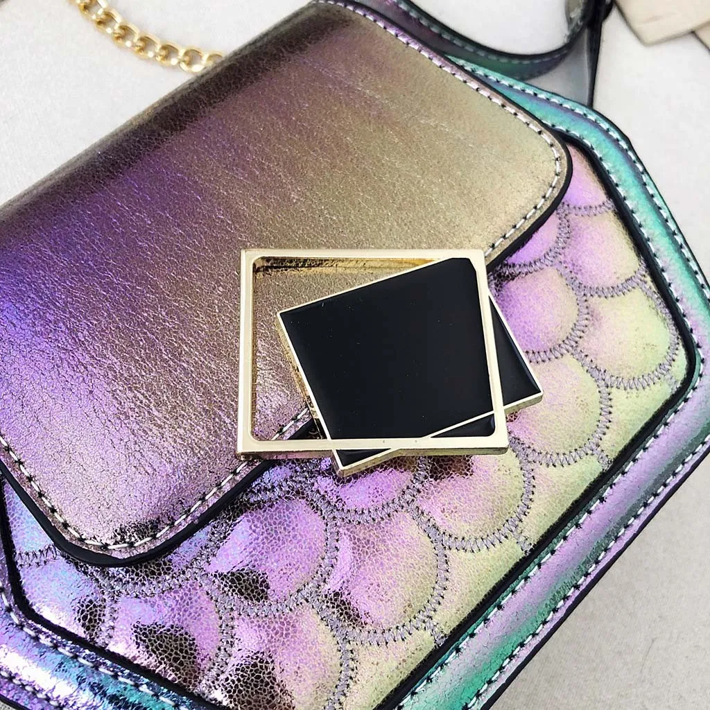 Сумки через плечо для женщин Bolsos Mujer De Marca Famosa красочные рыбы Patton Polygon сумка модная Наплечная Сумка