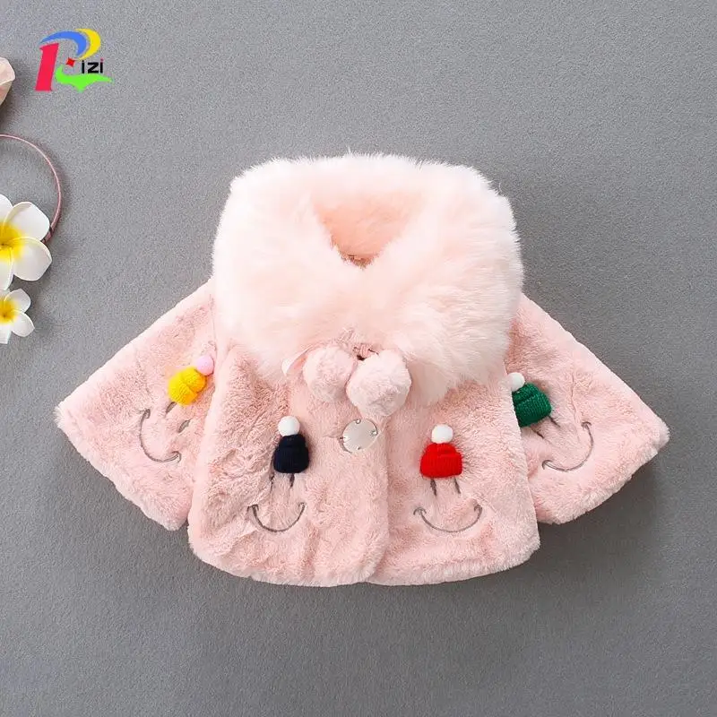 Girl Winter Jacket Kids Coat New Winter Faux Fur Fleece Coat Pageant Warm Jacket Baby Jacket Outerwear Worsted