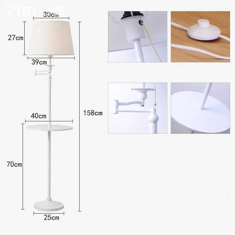 Para Piantana Lampen Voor Woonkamer Da Lampada Terra, стоящая стойка, лампа для салона, напольный светильник для гостиной
