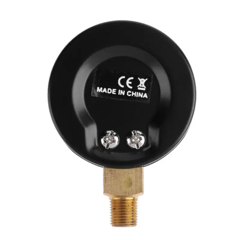 Аквариумный манометр для воды, 0-14Bar 0-200 Psi, нижнее Крепление 1/" NPT