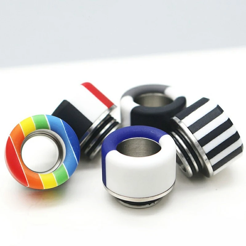 Boquilla de resina epoxi de Snakeskin para atomizador TFV12, accesorios para cigarrillos electrónicos, tanque RDA RTA, punta de goteo, 810
