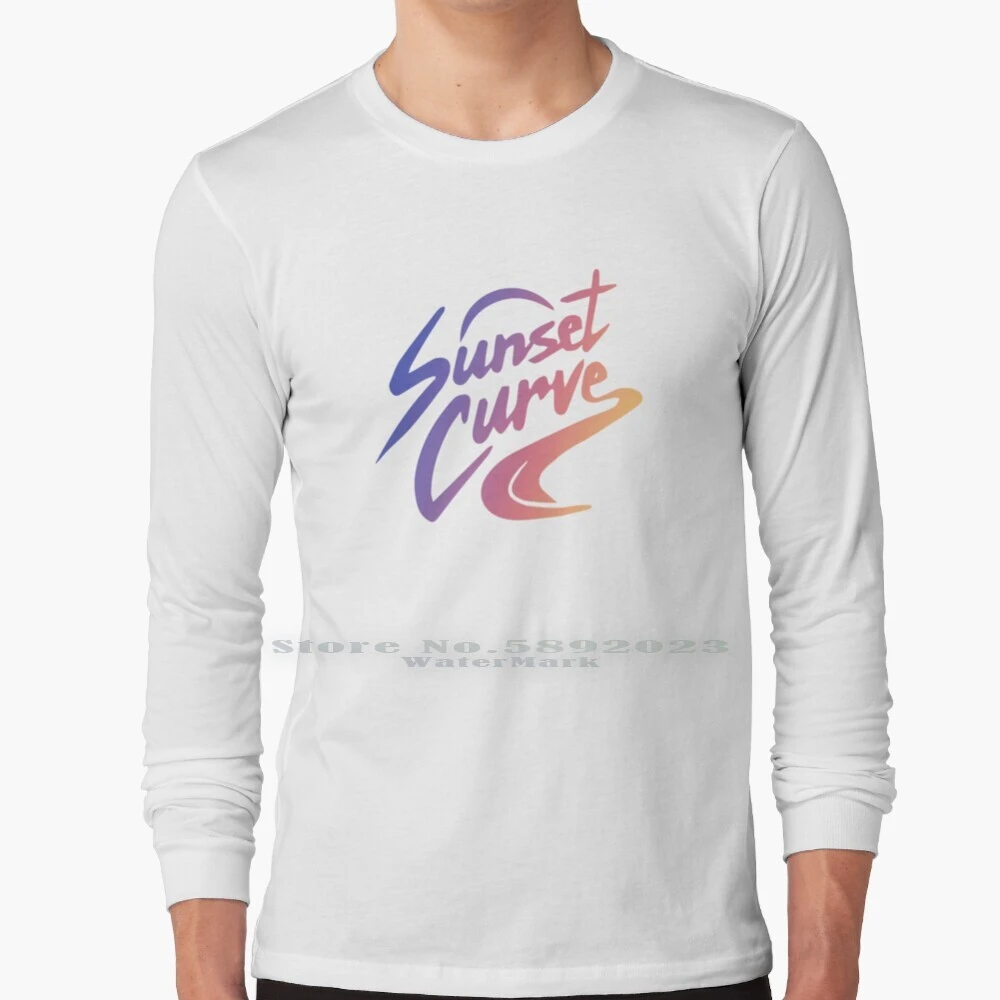 sunset curve t shirt