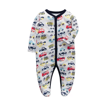 

newborn clothing infant footed jumpsuit baby girls long sleeve pajama 3 6 9 12 months sleeper cotton babies boys clothes