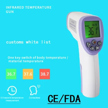 

Digital Infrared Digital Thermometer Forehead Ear Non-Contac home health care adult baby Temperature Sensor Celsius Fahrenheit