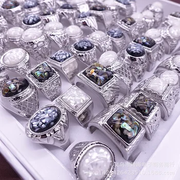 

36 Pcs/lot fashion vintage design men style alloy ring lot top quality men punk style ring jewelry wholesale