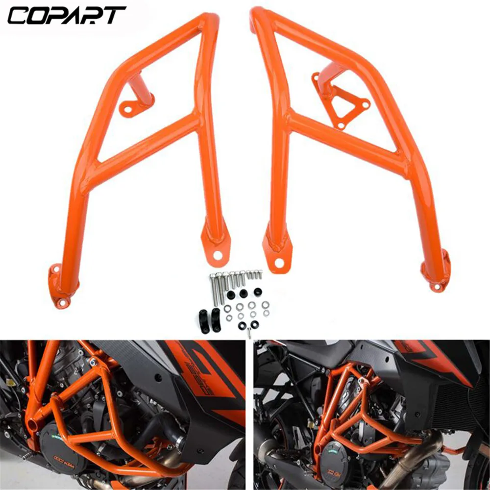 

For KTM 1290 Super Duke R GT 2014 2015 2016 2017 2018 Motorcycle Engine Hoop Guard Bumper Protector Crash Bars Stunt Cage Frame