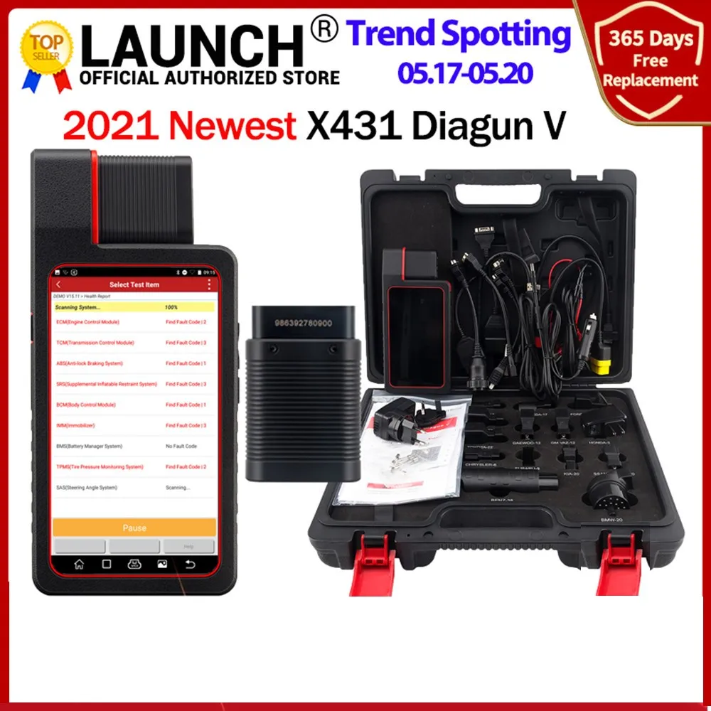 Считыватель кодов LAUNCH X431 Diagun V OBD2 автоматический диагностический инструмент