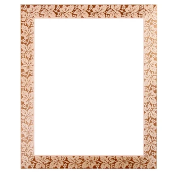 

Frame for mirrors and paintings, wood, 40x50x5.0 cm, Linden, "Grape Vine", Hot stamping