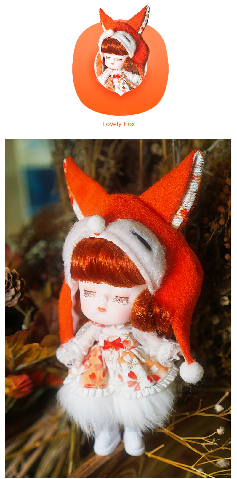 Dream Fairy 1/12 BJD кукла животные версия Додо кукла с волосами 14 см мини кукла 26 суставов тела милый детский подарок игрушка ob11