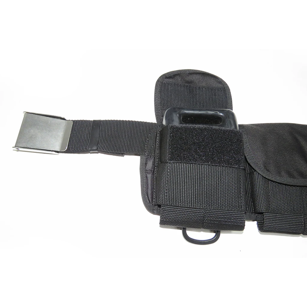 Diving Weight Belt with 4/5/6 Weights Pocket Holder Carrier Quick Release Buckle 4/5/6 Pockets