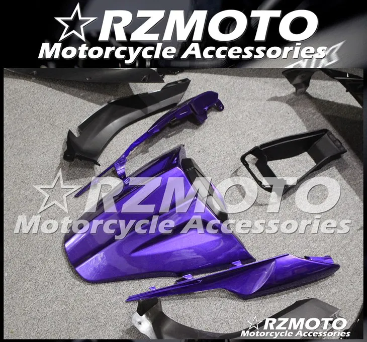4 подарки ABS Обтекатели комплект подходит для kawasaki Ninja ZX-10R 2011 2012 2013 10R, возрастом 11, 12, 13, 14, 15, корпус пурпурного цвета в комплекте; вечерний комплект из черного цвета