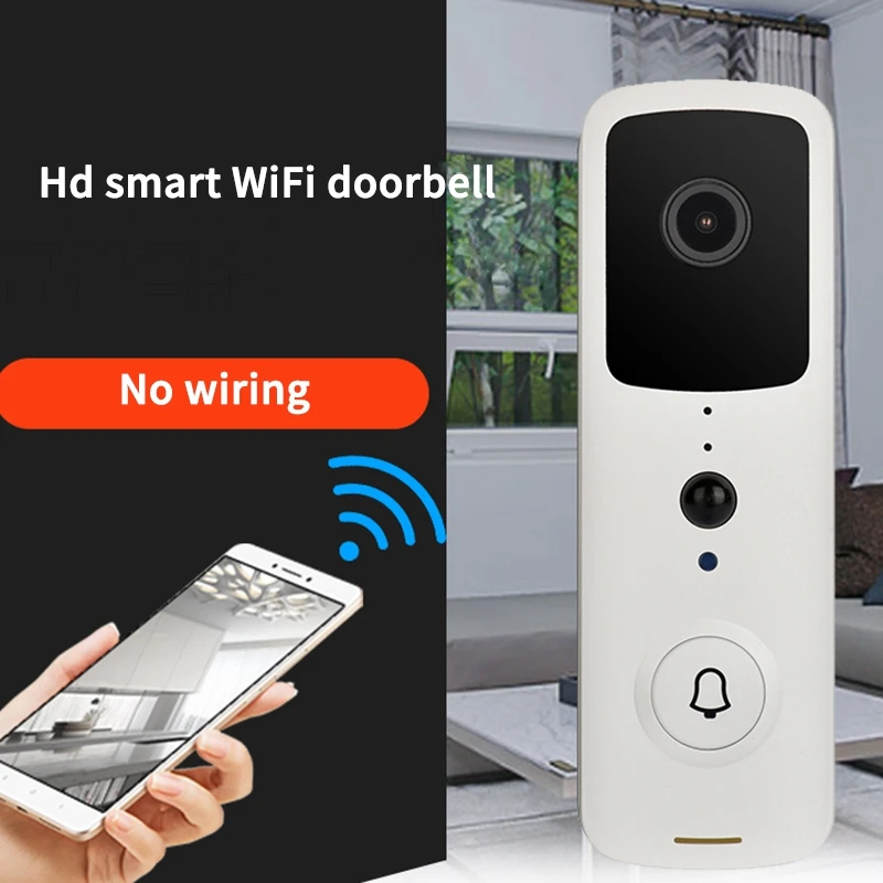 

Smart Doorbell Camera Wireless WiFi Video Doorbell Smart Phone Door Ring Intercom for Phone Home Security Camera