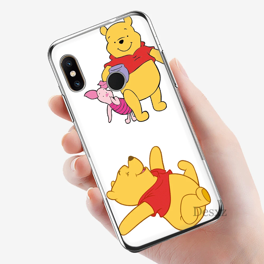 H4 Чехол для мобильного телефона для Xiaomi Redmi Note 4 4X3 5 6 7 Pro 5A жесткий чехол Защита милый мультфильм Винни Пух - Цвет: H4