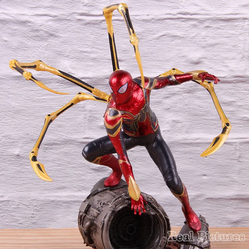 Artfx Kotobukiya Marvel Мстители Бесконечность войны Железный паук Человек-паук фигурка Человек-паук 1/10 масштаб Коллекционная модель игрушки