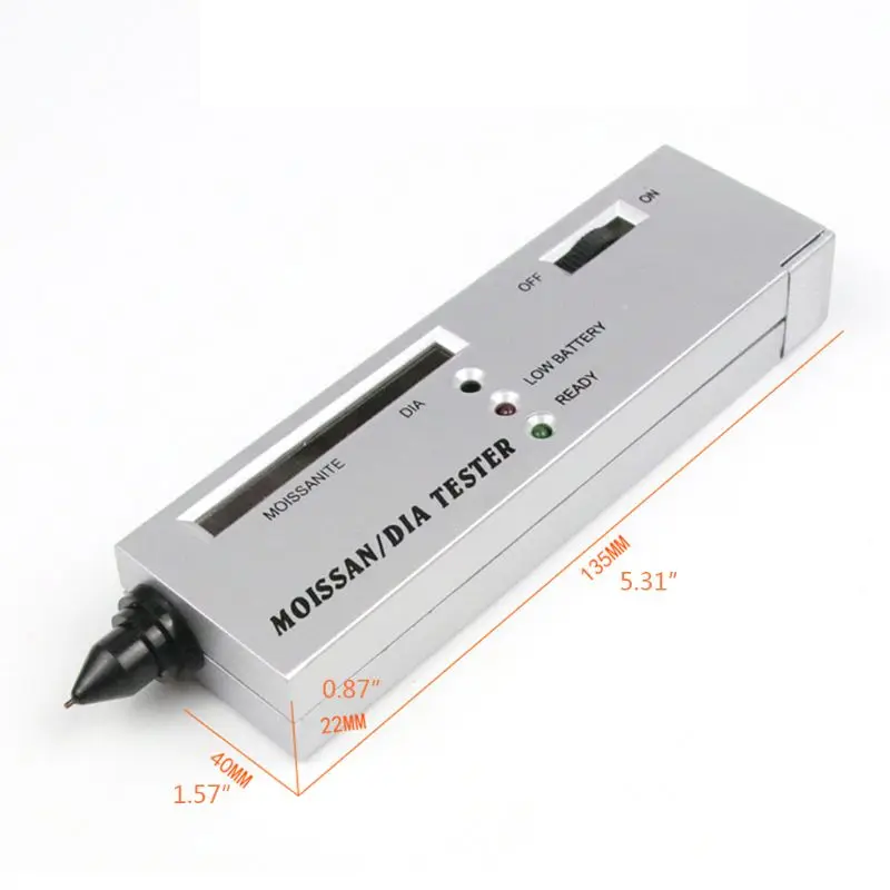 Jewelry Tools Diamond Selector LED Moissanite Tester High Accuracy Detector Pen