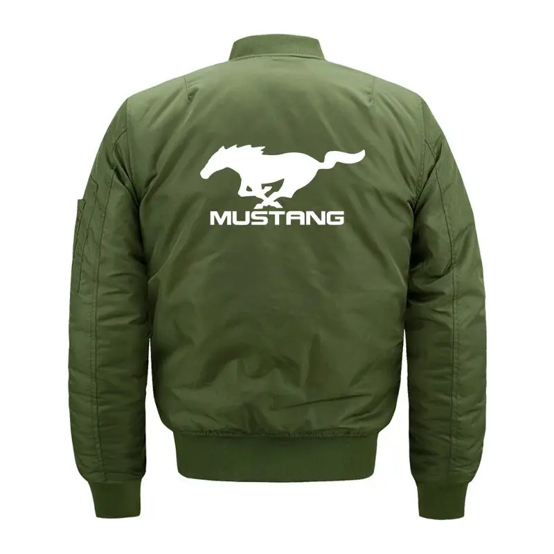 MUSTANG гоночные куртки для мужчин Militar куртка с круглым вырезом бейсбольная Водонепроницаемая Повседневная Военная стильная ветровка теплая 6XL 7XL HO9I1 - Цвет: Thin Army