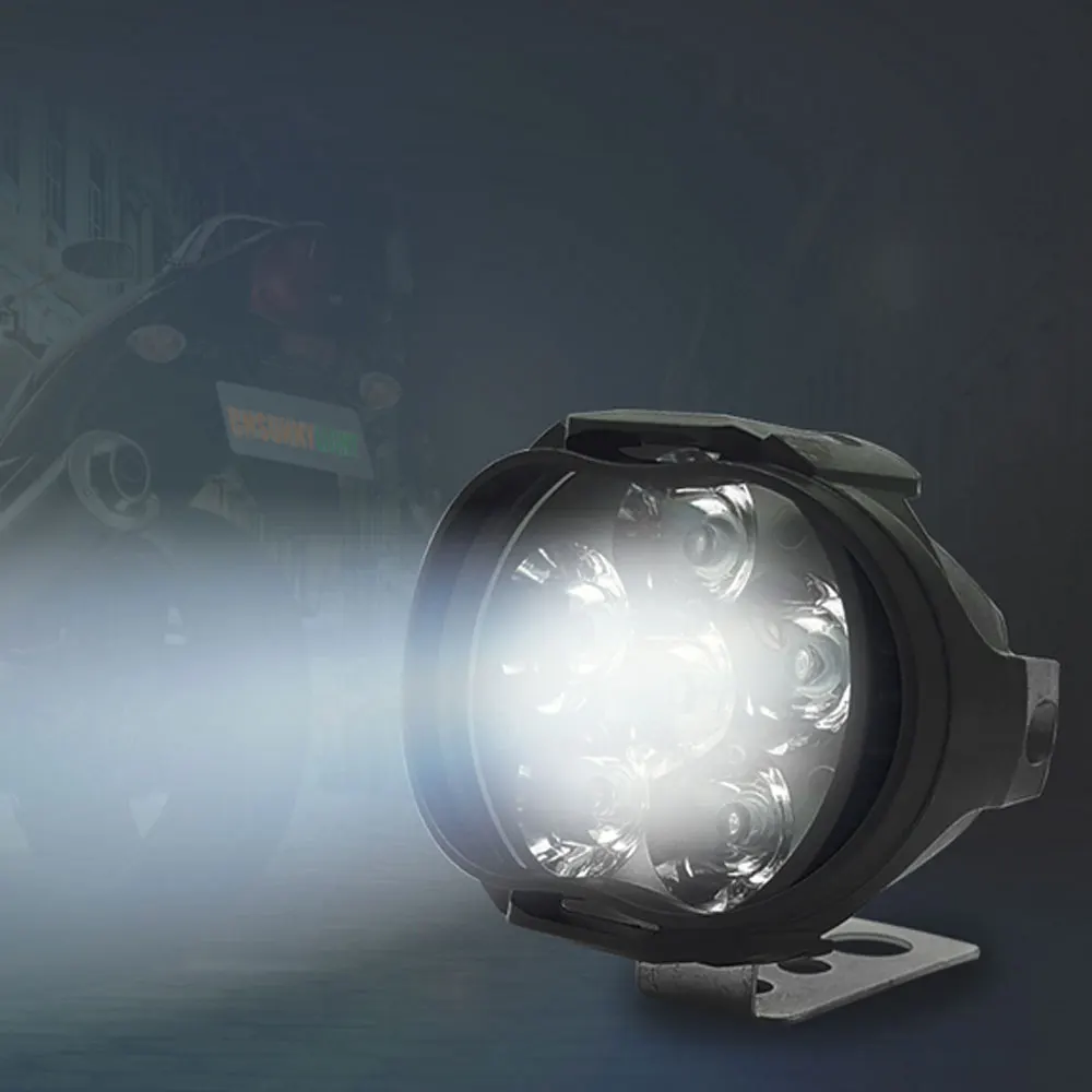 

Motorcycle Led Light Led Motorcycle Headlight Mirror Mount Driving Fog Spot Head Light Spotlight Lamp Motorcycle Spotlight