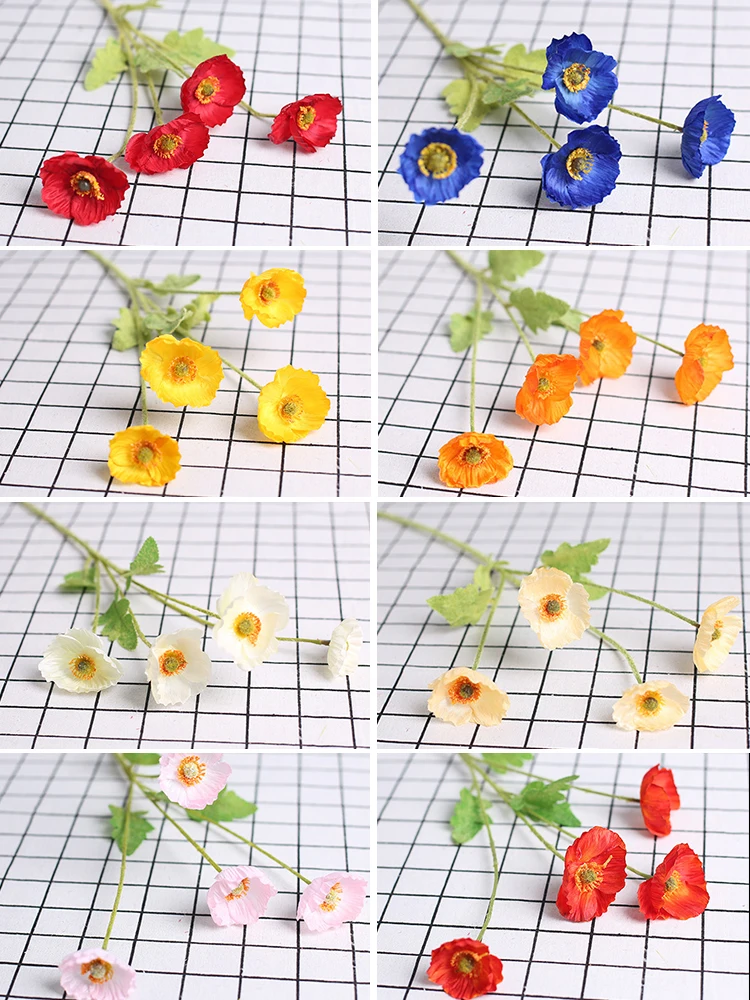 Artificial poppy flower image