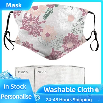 

Unisex Mouth Mask Washable and Reusable Dustproof Windproof Foggy Haze Mask With 2 PCS Filters Face Mouth Cover Mascarar