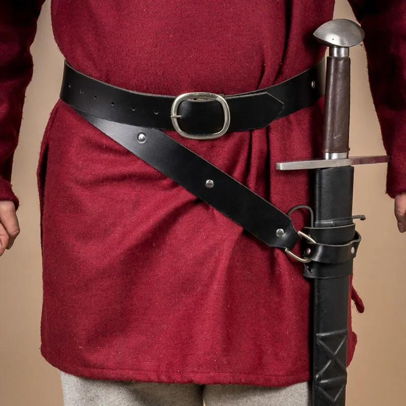Pirate Bandolier Belt Adjustable Holds Sword or Pistol Costume 