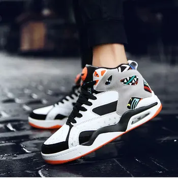 

Men Basketball Shoes Sneakers Breathable Anti-slip Casual for Training Sports SMN88