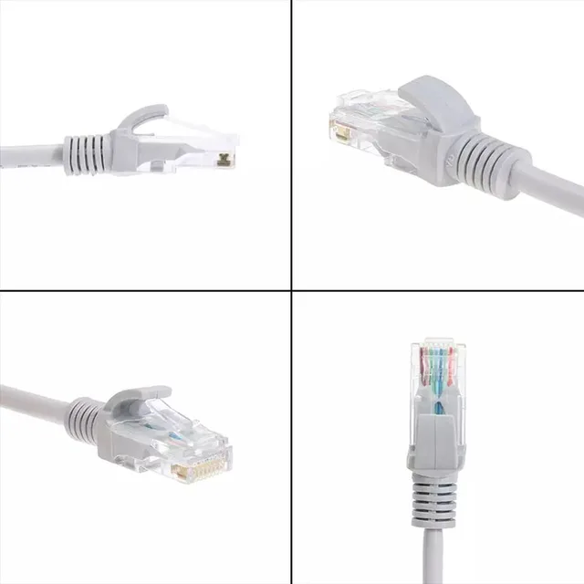 Cable Ethernet RJ45 CAT5e, câble réseau LAN (cordon de raccordement) câble Rj45 – Image 5