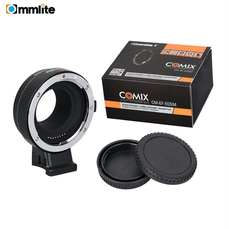 Commlite CM-EF-EOSM электронный адаптер с автофокусом для объектива Canon EF EF-S для камер EOS M EF-M M2 M3 M5 M6 M10 M50 M100