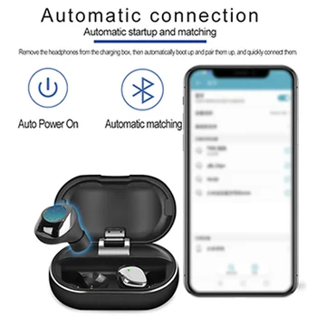 

New X26 TWS Earphones Bluetooth 5.0 True Wireless Earbuds Waterproof Stereo Hifi Earphone With Charger Case