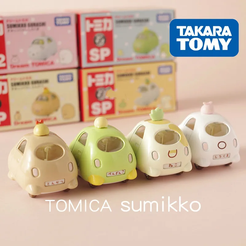 Подлинная Такара TOMY TOMICA 1: 64 Sumikkogurashi Sumikko 4 разных стиля, модель автомобиля, игрушки, изысканные подарки, игрушки для детей
