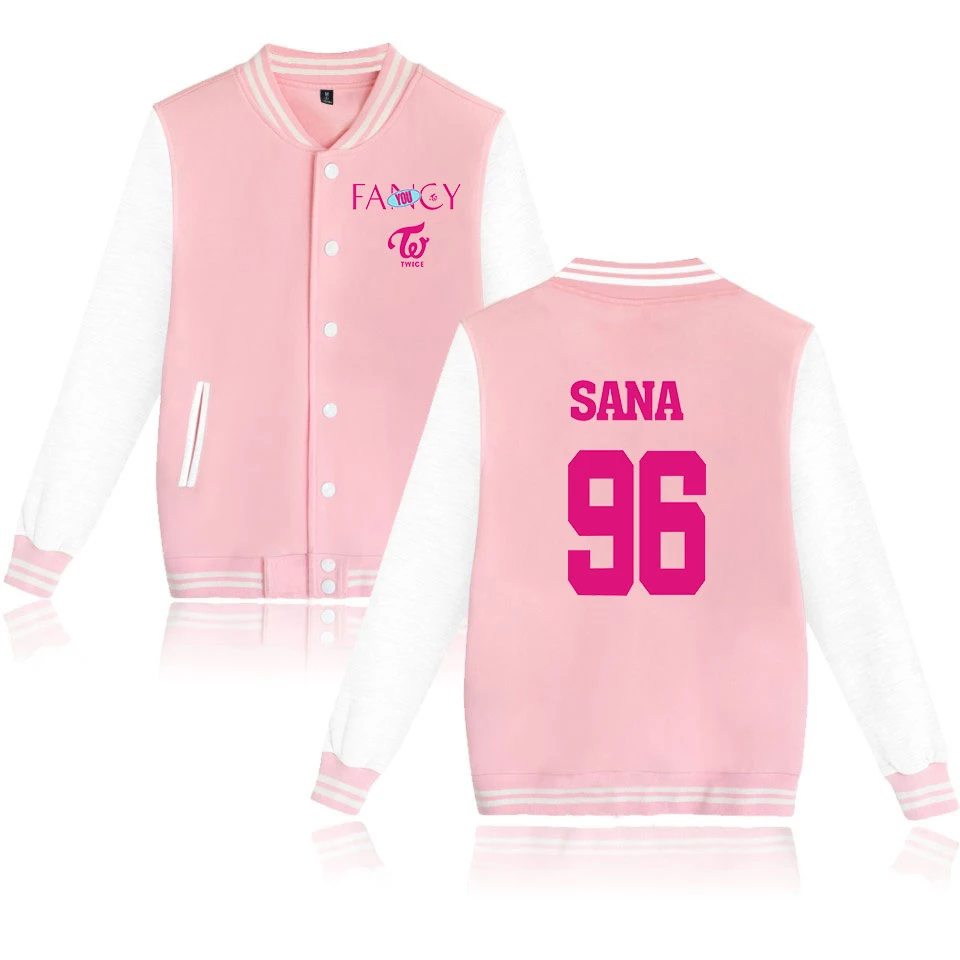 Новинка, бейсбольная форма KPOP fans twice fancy Album, мужская одежда K pop, приталенная хлопковая модная повседневная бейсбольная куртка