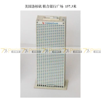 

1:1500 1:1000 Skyscraper 32 3D paper model United States Los Angeles United Bank Plaza Building paper model children adult toys